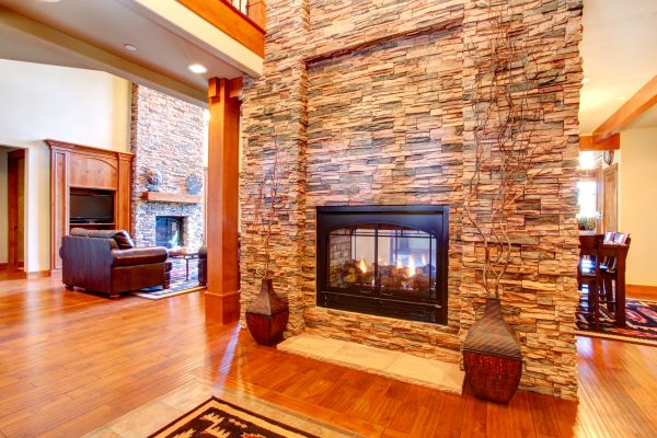 Stone Hearth Installation in Trenton